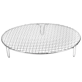 Zaplyte 634149156818 Round Cooking Rack 13 Inch Stainless Steel Cross Wire Barbecue Grill 50mm Legs