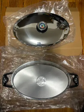 Tf-038-38z Zepter Stainless Steel Griller Pot 3.8-lit Capacity And 28 Cm Diameter Brand New