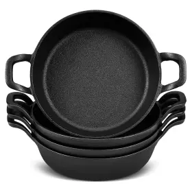 Jne-ziliny-215 Ziliny Mini Cast Iron Skillets 7 X 1.7 Inch Pan Small Ramekin S
