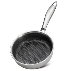 Zlfurlt 930721685603 Stainless Steel Frying Pan 6-inch Small Tri-ply
