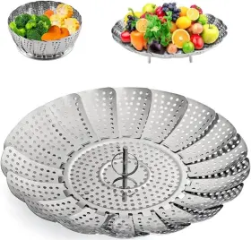 Zocy 705353780745 Steamer Basket Stainless Steel Instant Pot Accessories For Food And Vegetable Z