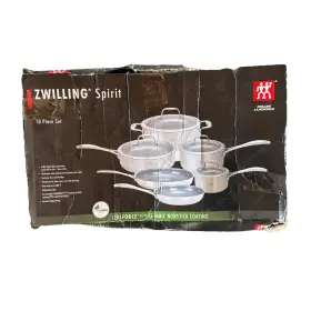 64080-001 Zwilling Spirit 10-pc Set Ceramic Nonstick Coating - Oven Safe Damage Box