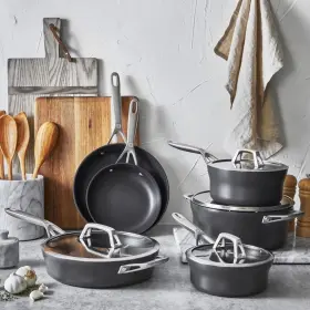 1017056 Zwilling J.a. Henckels Motion 10-piece Hard Anodized Nonstick Cookware Set