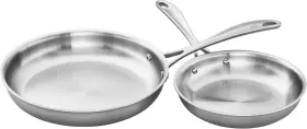64090-003 Zwilling J.a. Henckels Spirit 2-piece Stainless Steel Fry Pan Set Durable And Versatile