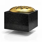 Granite Memorial Vase Grave Pot Flower Holder Cemetery New. Price: $93.83.