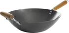 Kenmore Hammond 14-INCH Flat Bottom Carbon Steel Wok, Black, Durable Non-stick New. Price: $39.50.