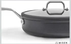 Misen 3 Qt Nonstick Saut Pan With Lid - Deep Frying Large New. Price: $100.00.