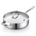 Cooks Standard Multi-ply Clad Stainless Steel Saute Pan 10.5 Inch 4 Quart Deep New. Price: $113.73.