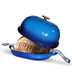 Cookalavore Cast Iron OVEN6 Qt Oventhick Enameled Loaf Pan Lidbread New. Price: $126.71.