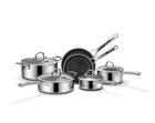 Snowclad Pots And Pans Set Non Stick, Hybrid 10PCS, Stainless Steel New. Price: $254.76.