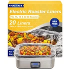 Electric Roaster Liners, 20 Count Disposable Fits 16, 18, 22 ... New. Price: $53.55.