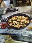 Parini Cookware Pre-seasoned 10" Round Cast Iron Fry Pan Skillet Black New. Price: $15.00.
