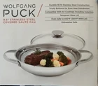 Wolfgang Puck 9.5" Covered Saut Pan 18/10 Stainless Steel Tri-ply New Box. Price: $24.99.