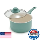 Greenlife 2.5QT Nonstick Saucepan With Glass Lid, Soft Grip, Pfas-free Ceramic, New. Price: $75.22.