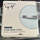 New Caraway 10.5" Tempered Glass Lid For Pots And Pans Sized. Price: $52.32.