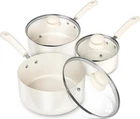 Michelangelo Nonstick Sets, Ceramic With Lid, Multipurpose New. Price: $66.48.