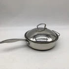 Belgique Tools Of The Trade Copper Bottom Pan W/ Lid 3 Qt. 9.5" Vented 10659 Used. Price: $34.99.