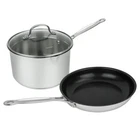 Cuisinart 3-PIECE Chef's Classic Stainless Cookware Set 7721-10N3P $114.90 New. Price: $39.99.