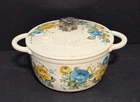 Pioneer Woman Floral Enameled Cast Iron 3-QUART Dutch Oven With Lid Used. Price: $47.48.