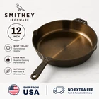 Smithey Seasoned Cast Iron Classic Skillets 12 In New. Price: $149.99.