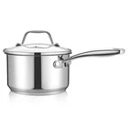 Nutrichef Stainless Steel Cookware Saucepan- 2 Quart, Heavy Duty Induction Pot New. Price: $41.99.