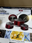 Ninja C18000RD Foodi Never Stick 9-PIECE Cookware Set & Lids, Crimson Red New. Price: $181.99.