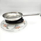 Wolfgang Puck Cafe Collection 10" Fry Pan Stainless Steel 18/10 012005 Used. Price: $24.95.