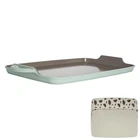 Goodful All-in-one Double Burner Griddle, 21.3" X 11.5" 1.5", Sage Green New. Price: $59.99.