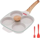 Bobikuke Egg Fried Pan, Frying With Lid Nonstick 4 Cups White New. Price: $36.25.