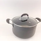 Denmark Tools Aluminum Non Stick Cookware 6-QT Stock Pot Black New. Price: $49.49.
