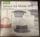 New Sealed Tovolo Sphere Ice Molds - 4 Pack Creates 2.5" Round Balls. Price: $18.99.