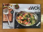 Miu Ultimate Stainless Steel 13"= 34CM Wok Tri-ply Clad Includes Lid,spatula New. Price: $82.11.