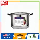 Tramontina 16 Quart Stainless Steel Stock Pot With Lid New. Price: $62.99.