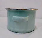 Martha Stewart Mini Dutch Oven W/lid Light Green Used. Price: $15.00.
