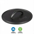 Lodge 8 Inch Pre-seasoned Round Cast Iron Griddle Press Burger & Bacon Smasher New. Price: $17.99.