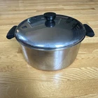 Vintage Revere Ware 1801 Copper Bottom Qt Stock Pot W/lid PRE-1968 Double Ring Used. Price: $34.95.