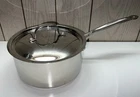 Cuisinart Saucepan With Cover 3.0 Qt. 2.9L Model 7193-20 18/10 Stainless Steel Used. Price: $25.00.