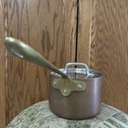 All-clad Cop*r*chef 2 Qt 6" Sauce Pan Pot Copper Stainless Steel Lid Handle Vtg Used. Price: $140.00.