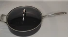 Cuisinart Nonstick Hard Anodized 5.5 Qt Saute Pan 12" Skillet W/ Lid 633-30H Used. Price: $29.95.