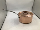 Mauviel M'heritage 150 Polished Copper & Stainless Steel Sauce Pan. 3.5-QT New. Price: $289.76.