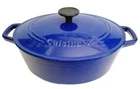 Cuisinart Oval Blue 5.5 Qt / 5.2L Covered Casserole Dutch Oven C1755-30 Used. Price: $98.54.