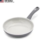 Greenlife Soft Grip Healthy Ceramic Nonstick 8" Frying Pan Skillet, Gray New. Price: $23.16.