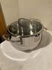 Cuisinart 444-22 Qt Stainless Steel Dutch Oven & Lid Free Ship Used. Price: $32.99.
