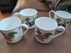 Vintage Set Of Small Christopher Stuart Flat Bottom Cups HL400 Fruit Finale New. Price: $16.00.
