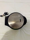 Holstein Housewares Omelet Maker Black Stainless Steel 2-NON-STICK Sections Usa Used. Price: $6.00.
