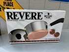 Vintage Usa Revere Ware Quart Saucepan No. 3514027 New Box Copper Clad. Price: $175.00.