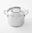 Cuisinart Chef's Classic Stainless-steel Pasta Pot With Straining Cover, 6-QT New. Price: $60.99.