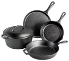 Lodge Logic 5-PIECE Cast Iron Cookware Set New. Price: $59.99.