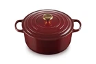 Dutch Oven 7.25 Qt Enameled Cast Iron Round Signature Garnet Creuset New. Price: $770.99.