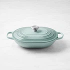 Creuset Signature Enameled Cast Iron Covered Oval Casserole, 3/4-QT New. Price: $143.00.